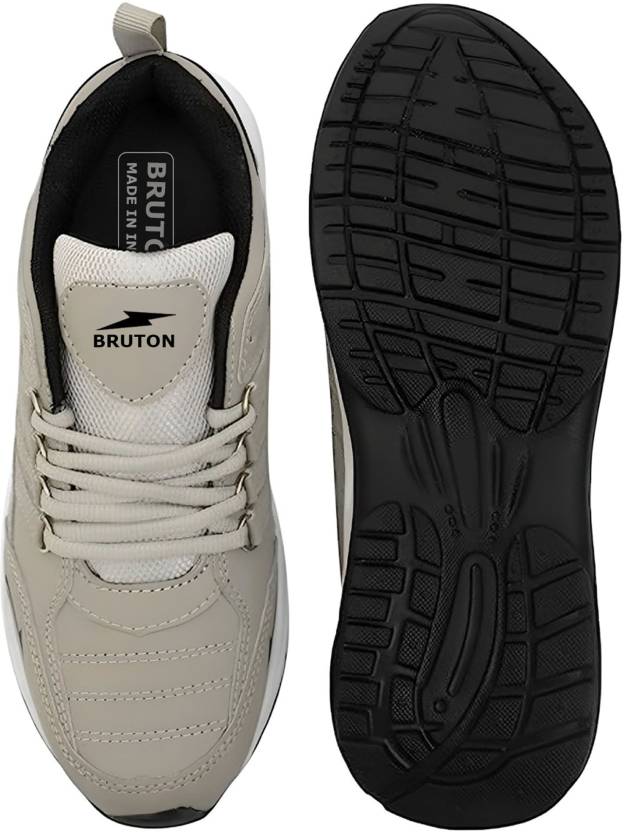 Lite Sports Running Shoes For Men  (Grey , 6)